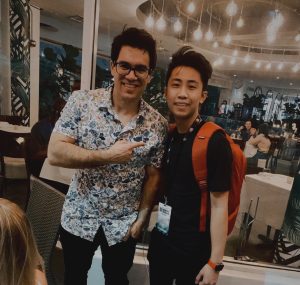 Andy Kong with Tai Lopez
