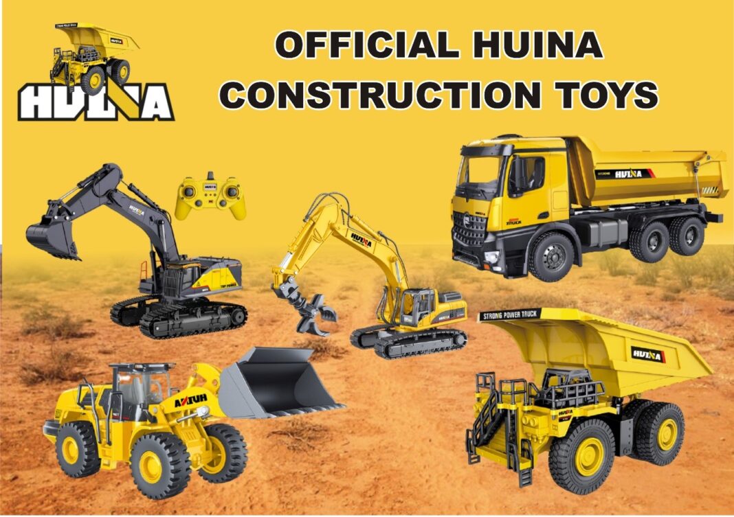 huina rc construction equipment