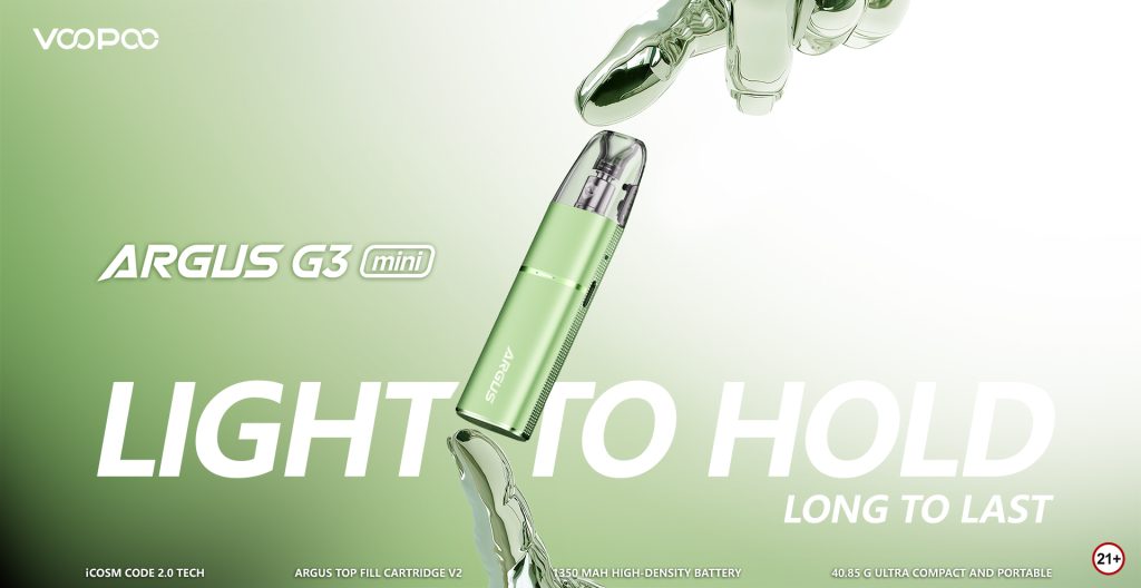 The New ARGUS G3 mini with iCOSM CODE 2.0: Power and Portability in an Ultra-Light 40.85 g Design